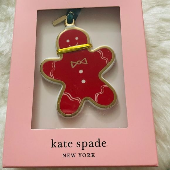 kate spade Holiday Kate Spade Bake Up A Storm Gingerbread Ornament